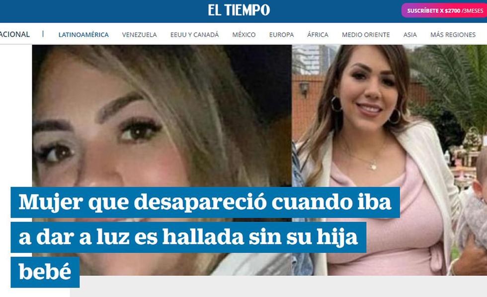 Gabriela Sevilla Torello salió sola de su casa el miércoles en la noche tras comenzar las labores de parto rumbo a una clínica local, pero desapareció tras abordar un taxi. (Foto: El Tiempo)