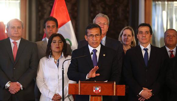 Ollanta Humala abre la DINI para investigaciones del Congreso y Ministerio Público