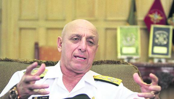Almirante Cueto Aservi fue citado para declarar por caso López Meneses