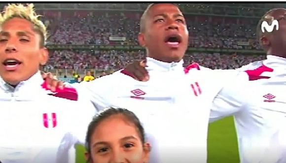 Perú vs. Nueva Zelanda: el Himno Nacional retumbó en el Estadio Nacional (VIDEO)