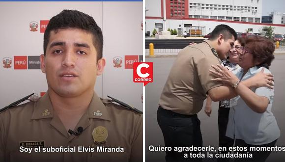 Suboficial Elvis Miranda: "Soy policía de corazón, por vocación noble y leal" (VIDEO)