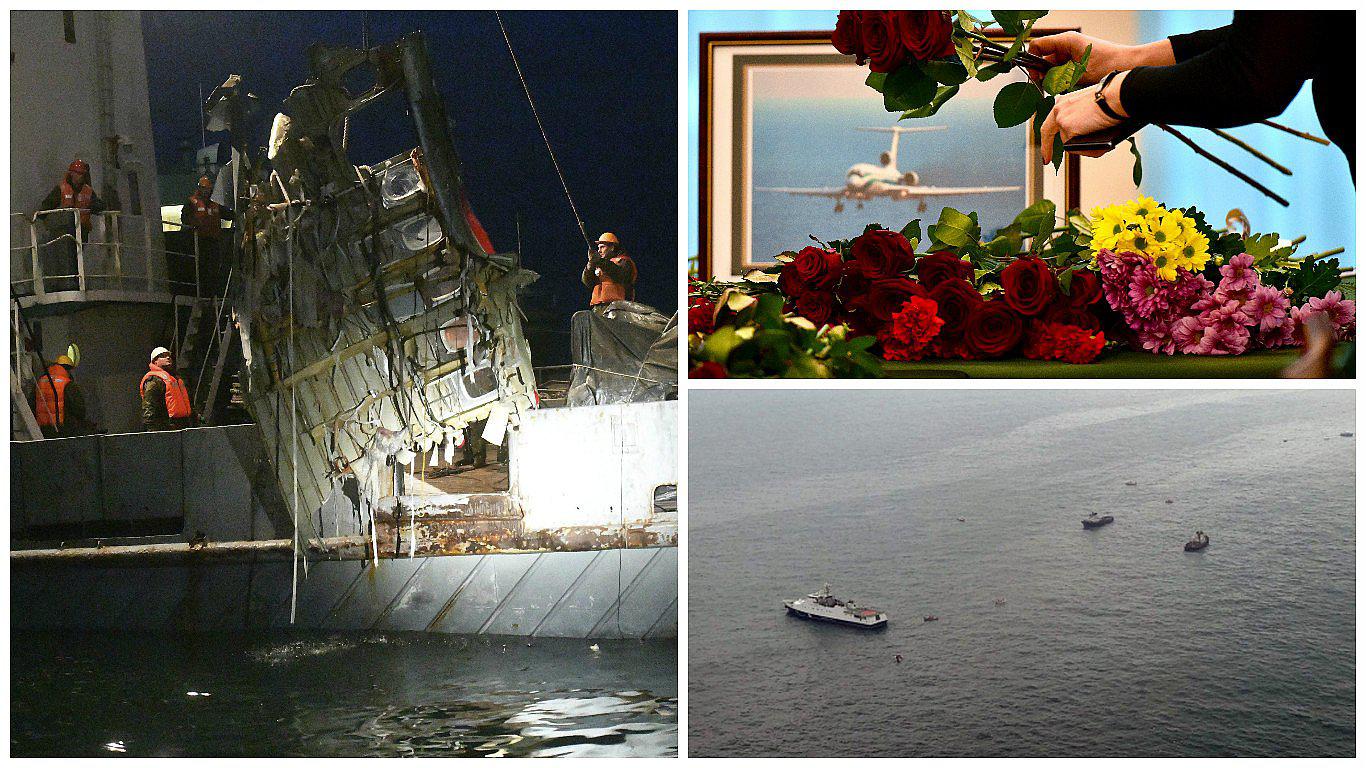 Rusia: Hallan "caja negra" del avión militar siniestrado en el mar Negro (VIDEO)