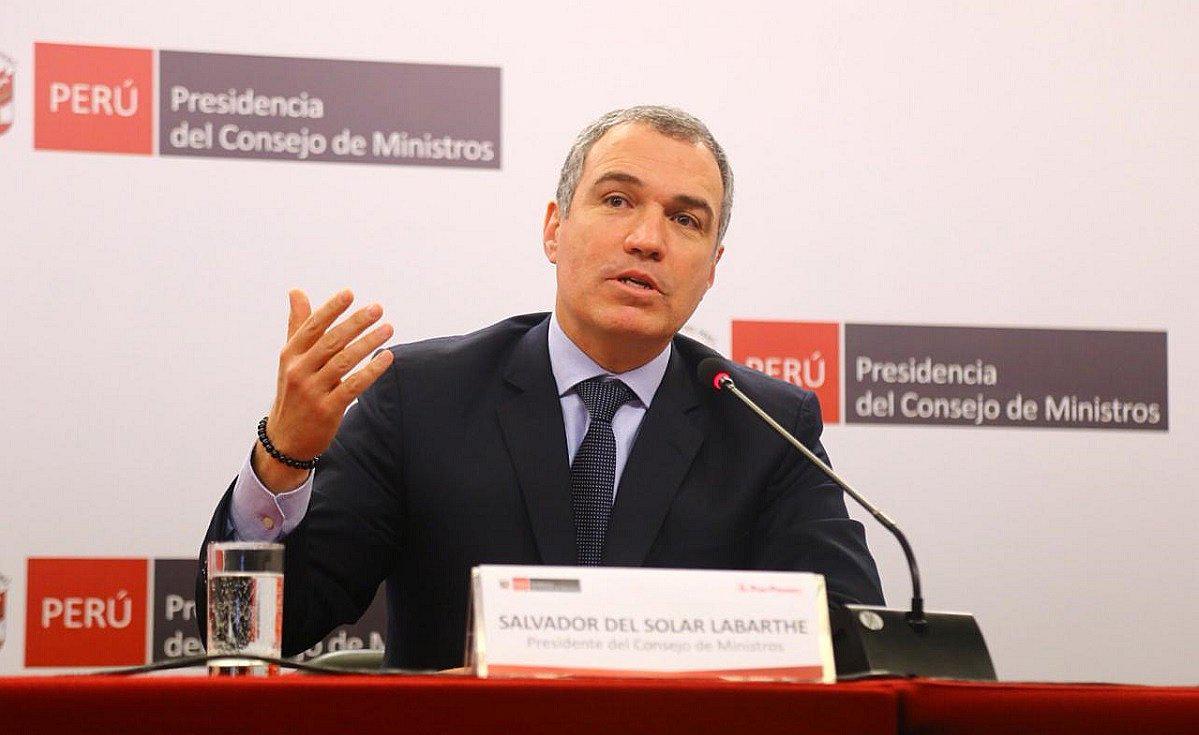 Salvador del Solar: "Es falso que nos estamos olvidando de la economía" (VIDEOS)