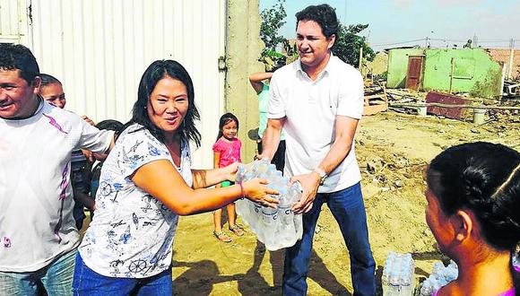 Keiko Fujimori hizo recorrido por segunda vez en Trujillo y Virú
