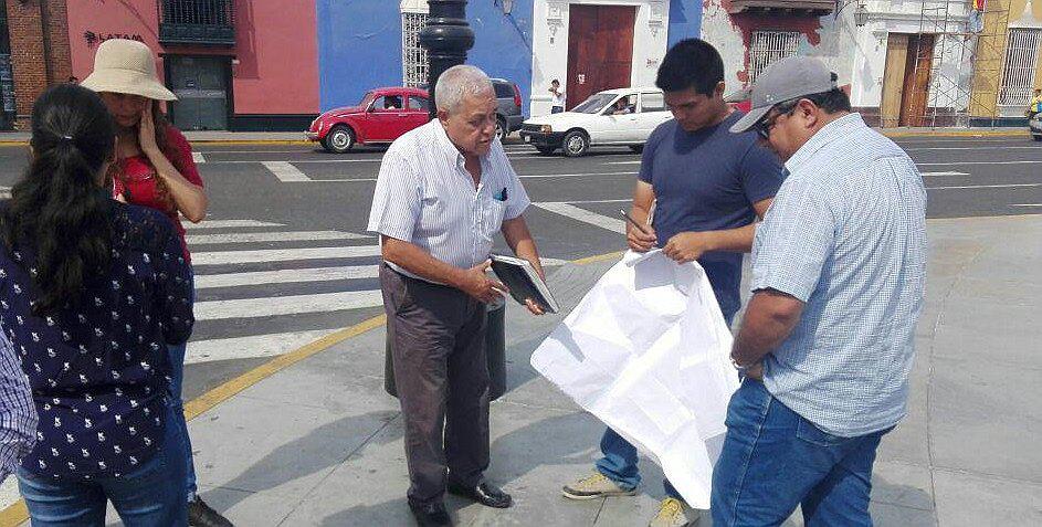 Eduardo Cuba: “La obra es aceptable y un ciudadano irresponsable pisó y dejó la huella” (VIDEO)