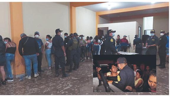 En el distrito de Jayanca, familiares e invitados que celebraban un quinceañero se enfrentaron a la Policía con piedras y vasos.