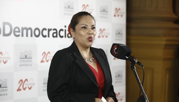 Digna Calle presentó una iniciativa para adelantar la segunda legislatura de este periodo parlamentario. Foto: GEC