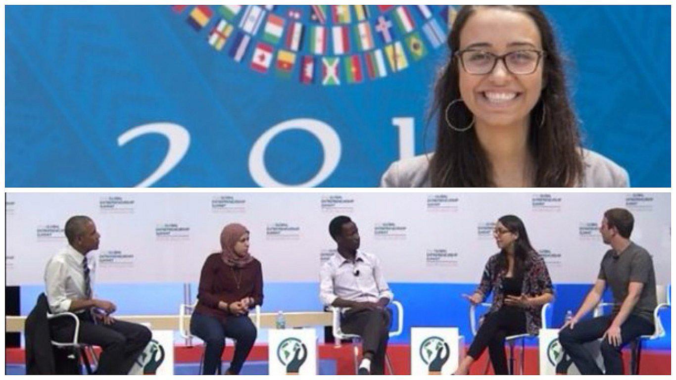 Peruana se reunió con Barack Obama y el fundador de Facebook