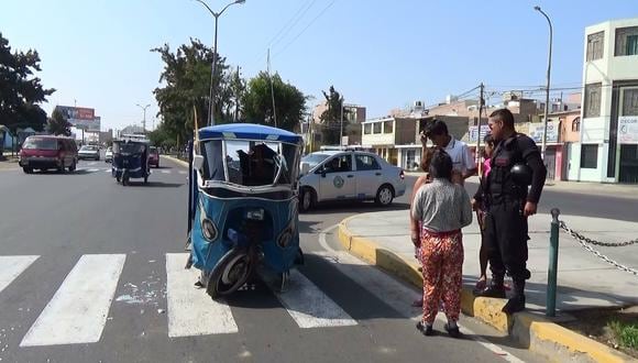 Nuevo Chimbote: Mototaxista queda desfigurado tras choque con camioneta 
