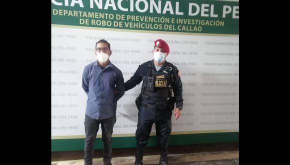 Presunto miembro de la banda de asaltantes fue detenido tras una persecución en Bellavista. (Foto: Policía Nacional)