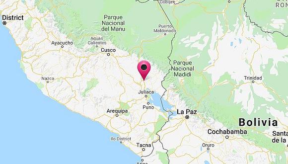 ​Sismo localizado en Juliaca se sintió en Abancay y Andahuaylas