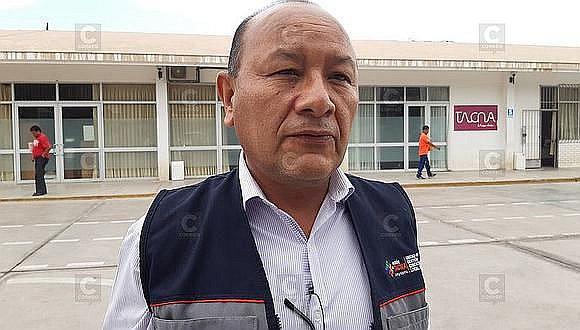 Director de la Unidad de Gestión Educativa Local de Tacna Víctor Franco Castro. (Archivo GEC)