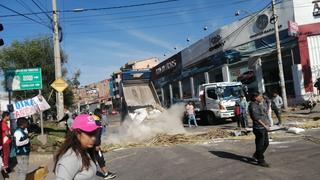 Cusco: capturan a sujeto que pedía ‘cupos’ a transportistas para dejarlos pasar por tranquera (FOTO)