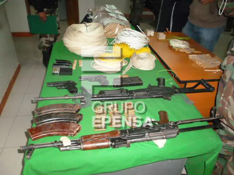 Detienen a presunto terrorista con armamento y material explosivo 