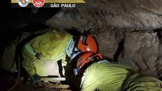 Brasil: tres bomberos fallecidos y seis desaparecidos por derrumbe de gruta en Sao Paulo