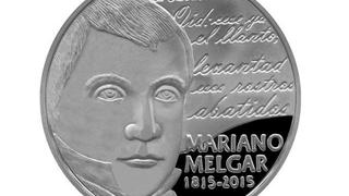 Banco Central de Reserva emite moneda de plata alusiva a Mariano Melgar