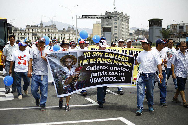 "Galleros" de la región se plegarán a protestas contra ley