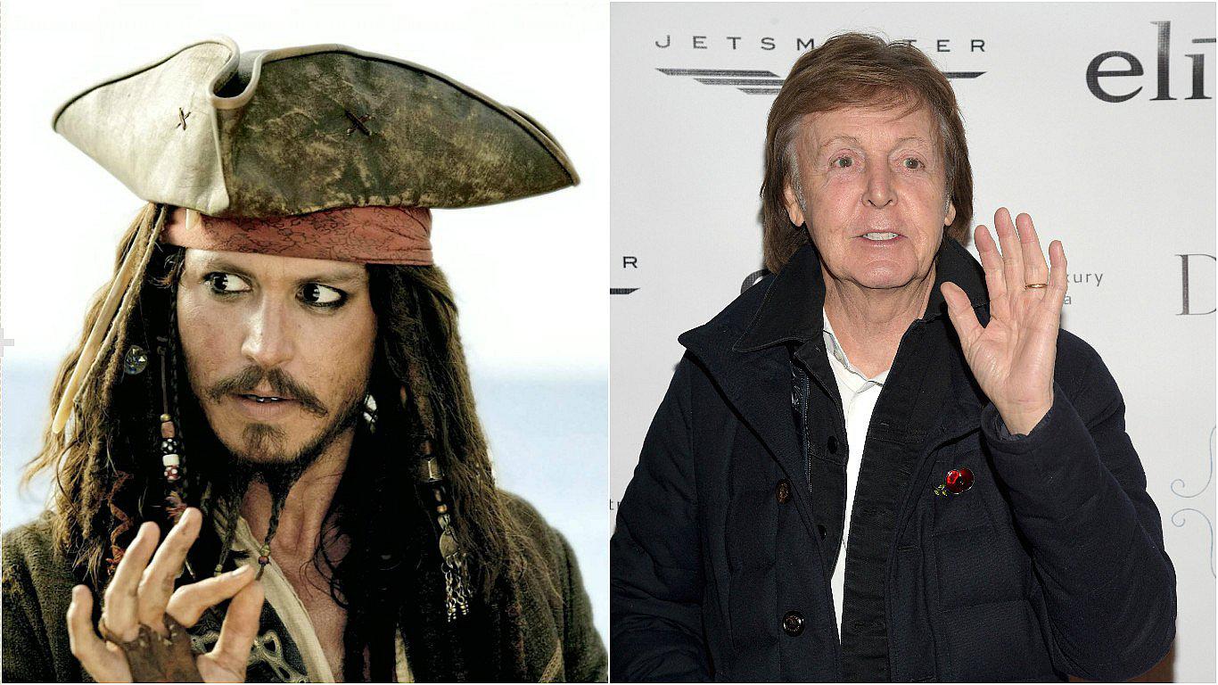 Paul McCartney revela foto de su personaje en 'Piratas del Caribe: La venganza de Salazar'