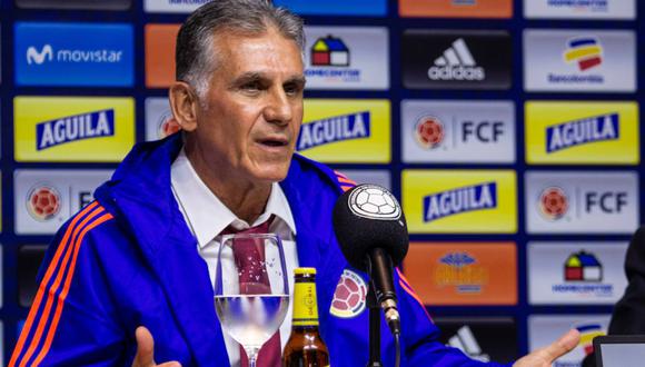 Carlos Queiroz es entrenador de la selección de Colombia desde febrero del 2019. (Foto: AFP)