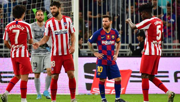Lionel Messi, referente del Barcelona, supo vestir la camiseta del Atleti. (Foto: AFP)