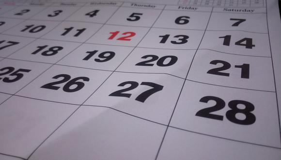 Entérate si este jueves será feriado no laborable (Foto: Pixabay)