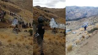 Reconstrucción de  asesinato de obrero termina con bombas lacrimógenas en cerro (VIDEO)