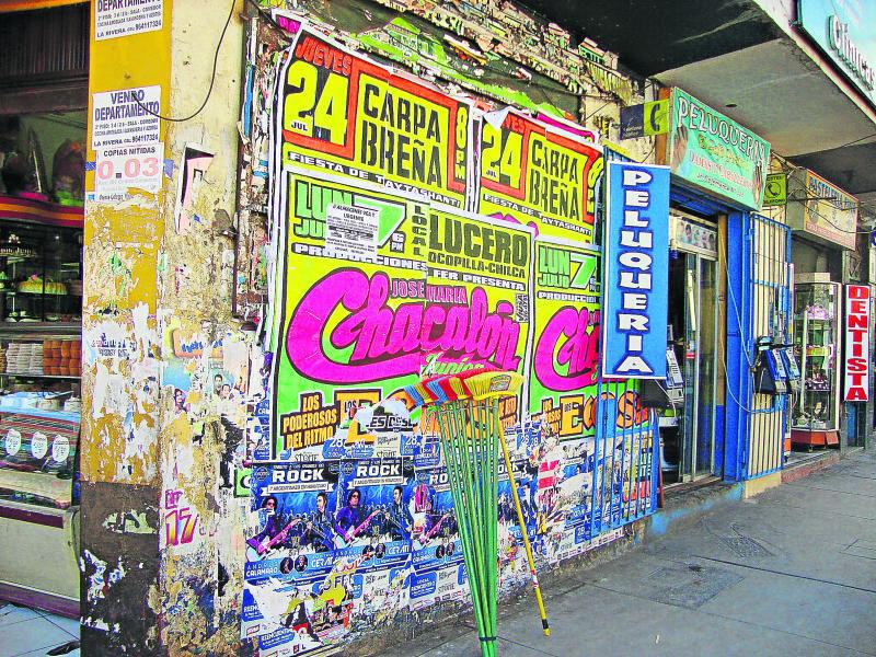 Contaminación visual sin control en Huancayo