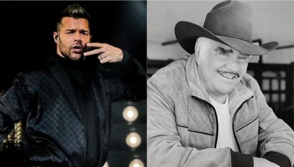 Ricky Martin se despide de Vicente Fernández con emotivo mensaje en redes sociales. (Foto: @ricky_martin / @_vicentefdez)