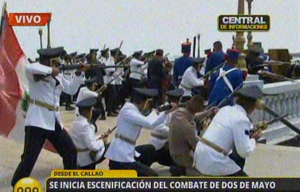 Escenifican por primera vez el Combate de 2 de Mayo de 1866 (VIDEO)