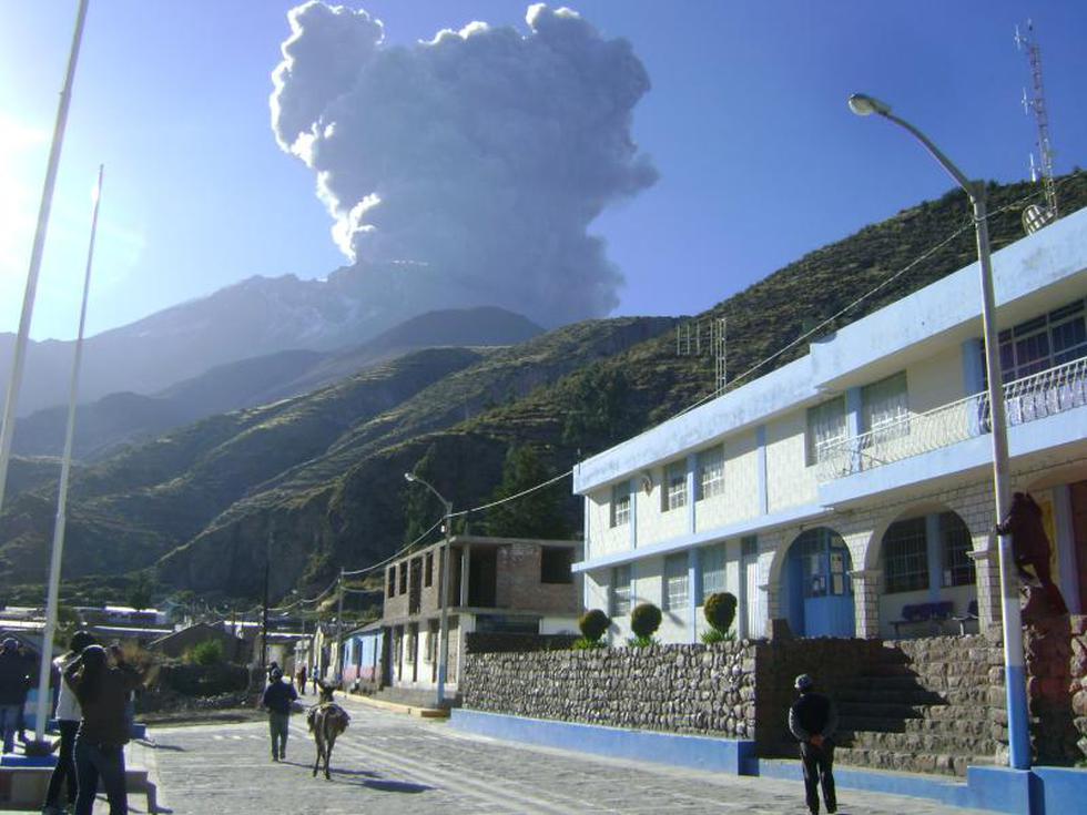 Imágenes del volcán Ubinas