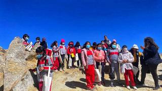 Arequipa: Escolares realizan visitan al bosque de piedra ubicado en pampa Cañahuas