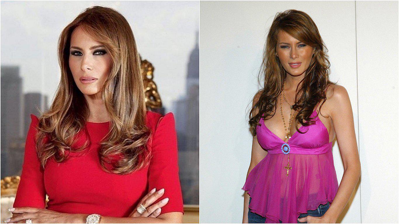 Mira el antes y después de Melania Trump, la primera dama de Estados Unidos
