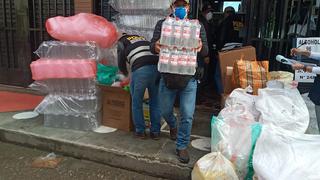 Huancayo: Incautan 1200 botellas de alcohol ‘bamba’ que vendían para desinfectar