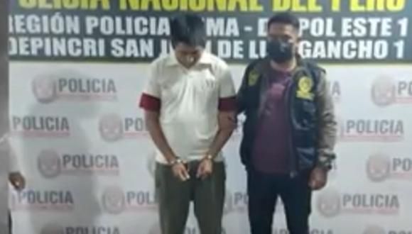 Feliciano Serna Zamalloa fue capturado por la PNP en una vivienda de San Juan de Lurigancho. Foto: América Noticias