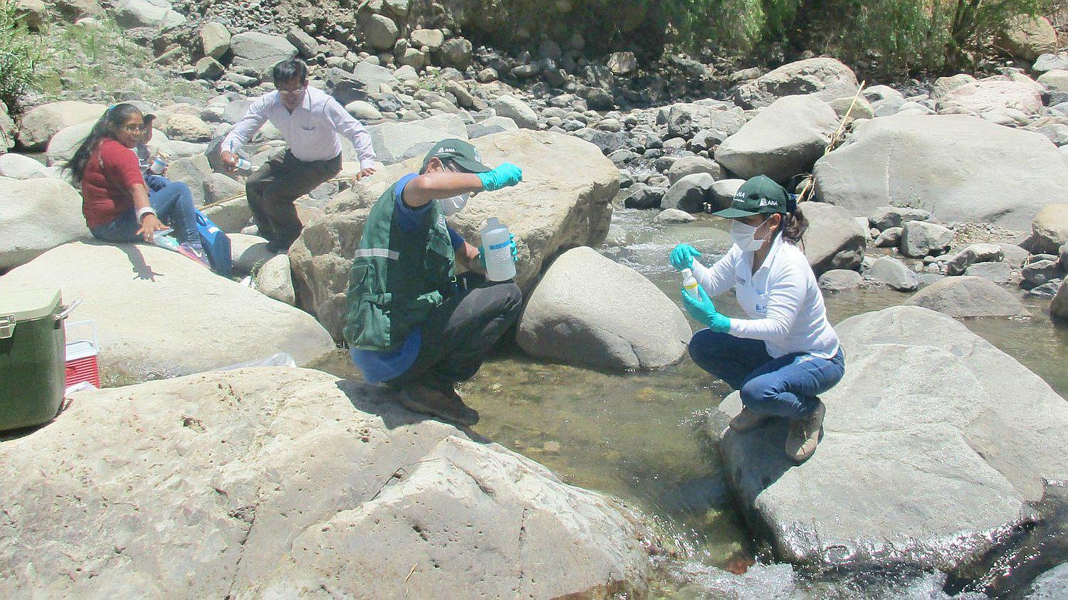 ALA Grande realiza sexto monitoreo en ríos de la cuenca hídrica