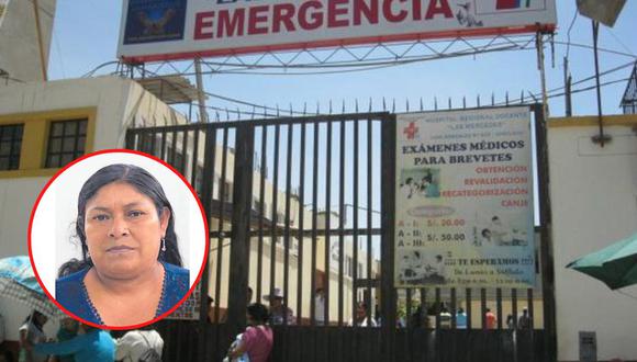 Con graves heridas de segundo y tercer grado fue trasladada hasta el Hospital Las Mercedes.