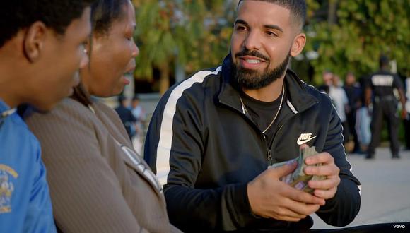 "El plan de Dios": Rapero Drake regaló al azar US$ 1 millón en su nuevo videoclip