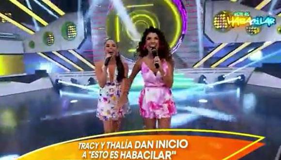 “Esto es Habacilar”: Thalía Estabridis y Tracy Freundt dieron inicio a la nueva temporada del programa juvenil. (Foto: captura de video).