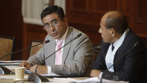 Willy Huerta se presentó ante la Subcomisión de Acusaciones Constitucionales. Foto: GEC