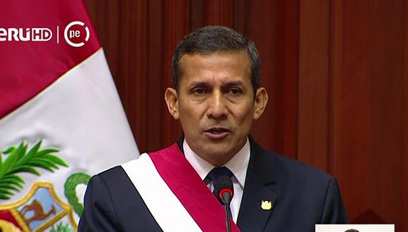 Ollanta Humala: Gobierno tiene que defenderse de sectores minoritarios