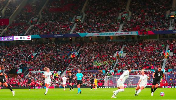 Inglaterra vs. Austria bate récord histórico en la Eurocopa Femenina 2022. (Foto: EFE)
