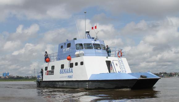Embarcación del Senasa navegará 15 días para atender a productores de comunidades nativas de Loreto. (Foto: Senasa)