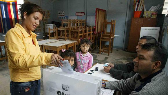 La ONPE aplicará el Sistema de Voto Electrónico Presencial en 39 distritos del país durante las Elecciones Congresales Extraordinarias. (Foto: Andina)