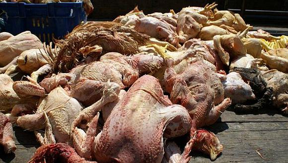 ​La Victoria: Decomisan pollos en mal estado que eran comercializados en la vía pública