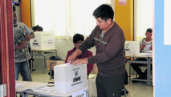 En Arequipa e Islay solo 3 mil 64 jóvenes participan en referéndum