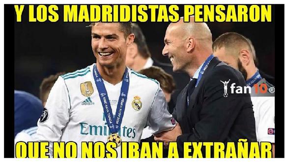 ​Recuerdan a Cristiano Ronaldo en memes por derrota del Real Madrid ante Atlético de Madrid (FOTOS)