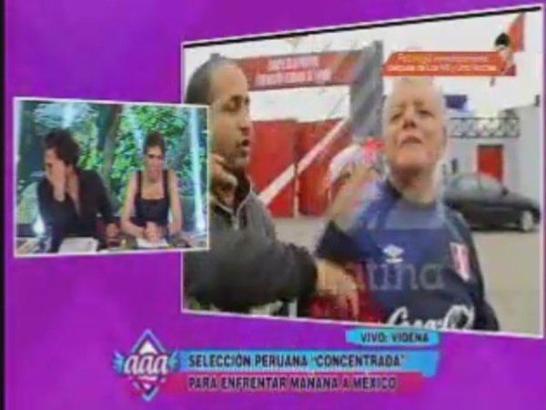 Jefe de prensa de selección pierde los papeles con programa Amor Amor Amor