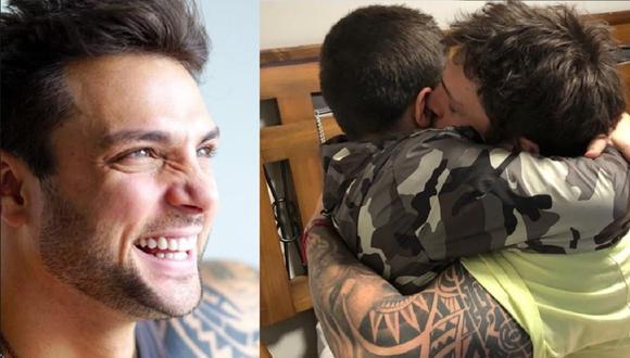 Nicola Porcella emocionado por reencuentro con su hijo. (Foto: Instagram Nicola Porcella)