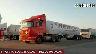 Más de 200 camiones cisterna forman cola por GLP en Pisco