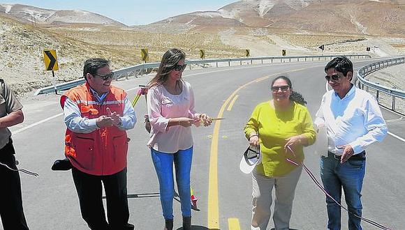 Concluyen una nueva carretera hacia la Panamericana Sur de Arequipa